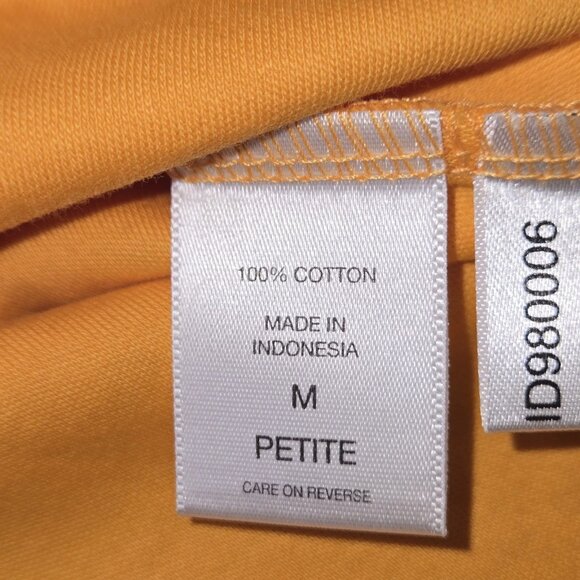 NWT New York & Company Medium Petite Yellow Button Back Flare Dress‎ - Picture 10 of 11